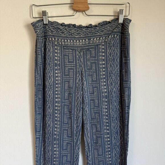 Rip Curl Beachy Boho Aztec Flare Bell Bottom Pull On Pants Southwestern Festival - Picture 4 of 8